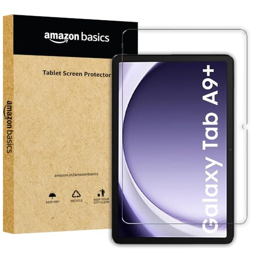 Amazon Basics Premium Tempered Glass for Samsung Tab A9 Plus 11 inch Screen Protector Guard for Samsung Galaxy Tab A9 Plus / A9+ Tablet [SM-X210/X216] [Anti-Scratch] & [Smudge Proof] (B0CWFDRN1K) Amazon Price History, Amazon Price Tracker