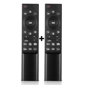 【Pacote com 2】 Substituição para controle remoto Samsung Smart TV, compatível com todos os controles remotos Samsung Frame Crystal UHD Neo QLED OLED 4K 8K Smart TV