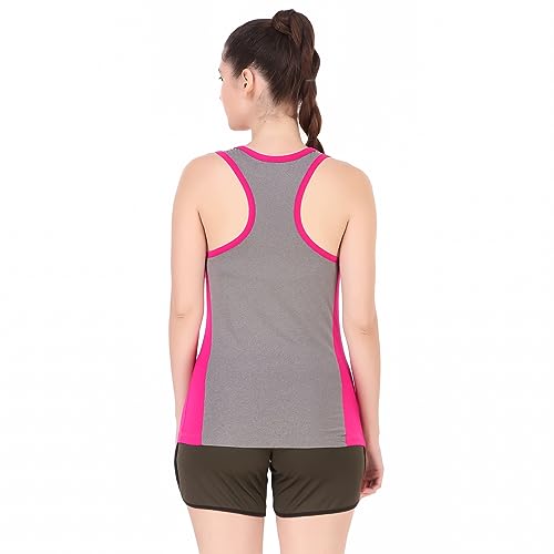 Image of ReDesign Apparels Women's Athleisure Dri Fast Workout Sleeveless Top Sports Gym Tshirt