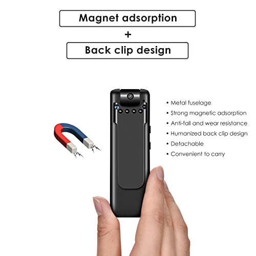 Mini Body Camera Video Recorder, Auto Night Vision Camera, Pocket Camera, Tiny Camera, Nanny Small Cam, Small Security Camera For Home Outdoor Office Etc (With 32G Super High-Speed Memory Card) #TOP5