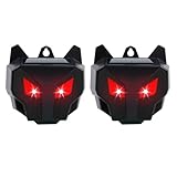 Coyote Deterrent, Solar Nocturnal Animal Repeller Predator Light Scare, Effective Repellent Device for Coyote, Deer, Fox, Raccoon, Skunk for Chicken Coop, Farm, Yard, Garden (2 Packs)