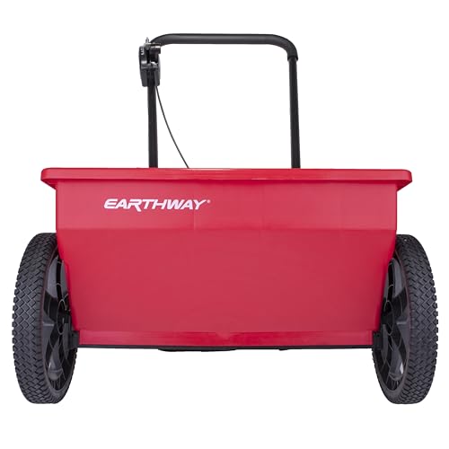 EarthWay Products 7312 Red 75LB Drop Spreader - Weed and Feed Lawn Fertilizer, Fertilizer Spreader, 22" Coverage, Adjustable Flow, Lawn Care Equipment for Homeowners - Image 3