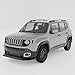 NARPES Front Bumper Lip Splitter Compatible with Jeep Renegade 2015-2018 Accessories Under Chin Spoiler Body Kit Add On Not for Trailhawk ABS Material Gloss Black