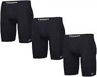 Kit 3 bermudas térmica sem costura alta compressão corrida academia