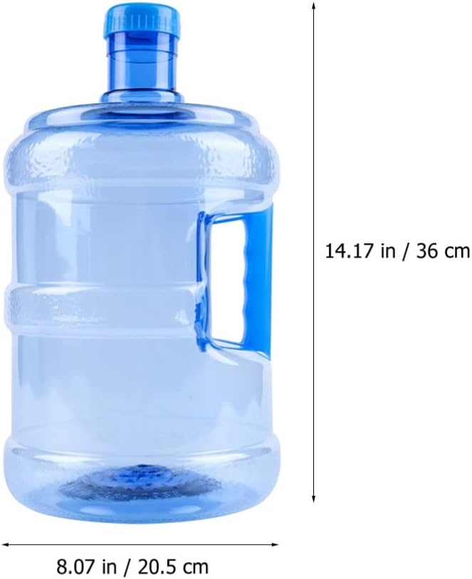 BESPORTBLE Thicken Water Jug 5L Mineral Water Bottle Portable Water Bucket for Car Outdoor Hiking Survival Backpacking Travel Supplies