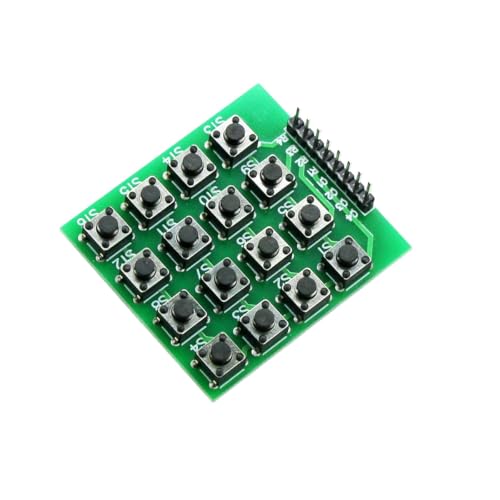 8pin 4x4 4 * 4 Matrix 16 Keys Button Keypad Keyboard Breadboard Module MCU for Arduieno DIY Kit