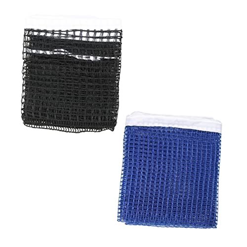 KOMBIUDA Nylon Regulation Pong Net 2pcs Table Tennis Replacement Net for Sports for Fun