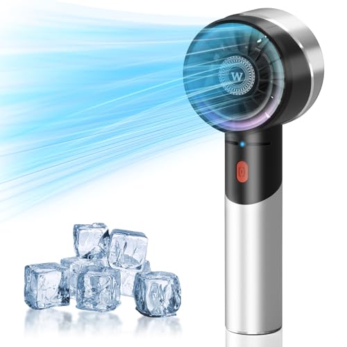 Mini Handheld Fan with Space Aluminum Body 4 Ultra High Speed Portable Fan