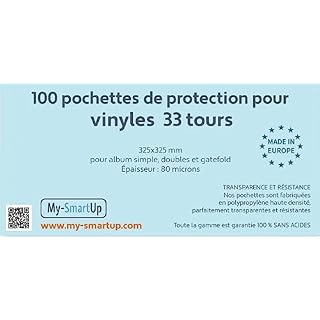 100 pochettes pour vinyles 33t 12″ Polypropylene haute densité - Les Beatles, Paul McCartney, John Lennon, RIngo Starr, George Harrison 100 pochettes pour vinyles 33t 12" Polypropylene haute densité – Image 6