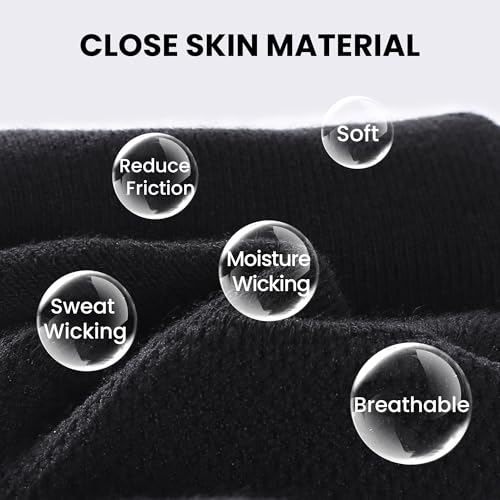 Image of No Show Socks Womens - 6 Pairs Cotton Ankle Socks for Women, Cushioned Low Cut Casual Sock Invisible Flat Boat Liner