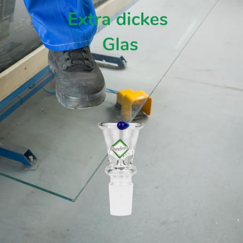 Testa di vetro per bong 14,5 mm Imbuto di taglio