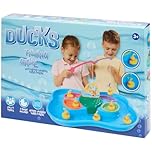 M7 Packaging Ducks Fishing Game with Battery Operated Water Stream, Educational Toy, 3+ Years, Fine Motor Skills Development