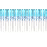 Piercing Needles,20PCS 22G IV Catheter Needles 22 Gauge Disposable Stainless Steel Hollow Body Piercing Needles for Ear Nose Belly Navel Nipple Piercing(22G) (22G)