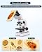 Compound Microscope ，40X-3200X Research Class, Microscope Kit LED Light, Carrying Box ，monocular Microscopes for Students Beginner