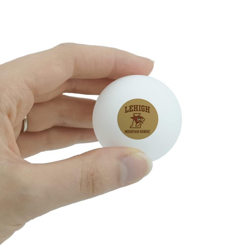 GRAPHICS & MORE Lehigh University Mountain Hawks Logo Novelty Table Tennis Ping Pong Ball 3 Pack