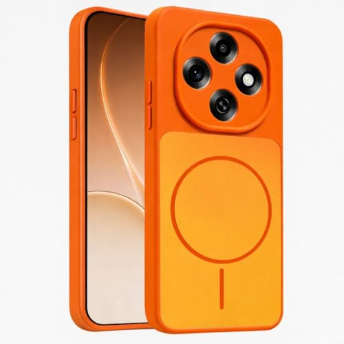 AeoFit Ultra Slim-Fit Back Cover for Oppo F31 Pro 5G |Hard PC Case Cover| Ultra-Thin & Light Weight Case Cover for Oppo F31 Pro 5G (Orange)
