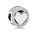 ZHANGOO 2Pic Neue Herzform 925 Sterling Silber Versprechen Zirkonia Liebe Schleife Perlen Passen Original Charms Pandora Armband Perlenherstellung   -A320