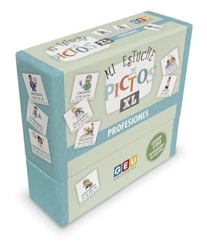 Flashcards en español para Aprender a Leer y Escribir. 100 Tarjetas didácticas con Pictogramas Autismo | Aprender Las silabas. Vocabulario de Profesiones
