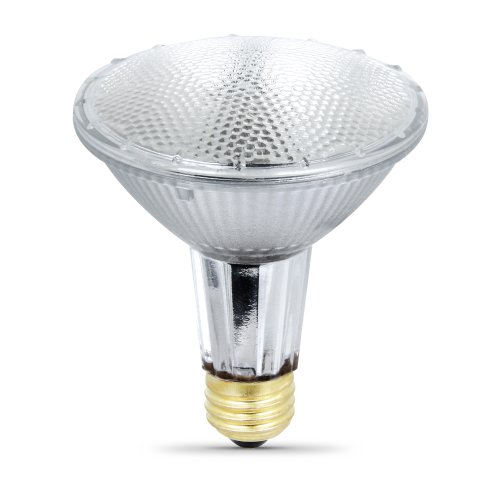Buy 1 get 1 Feit 55PAR30/L/QFL/ES/2/6 75W Equivalent Energy Saving Halogen PAR30 Long Neck Reflector (Pack of 12)