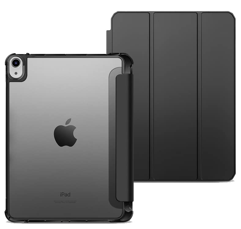 ProElite Smart Flip Case Cover for Apple iPad Pro 11 inch 4th/3rd Gen 2022/2021, Clear Soft Back with Pencil Holder, Black (B098K53XDK) Amazon Price History, Amazon Price Tracker