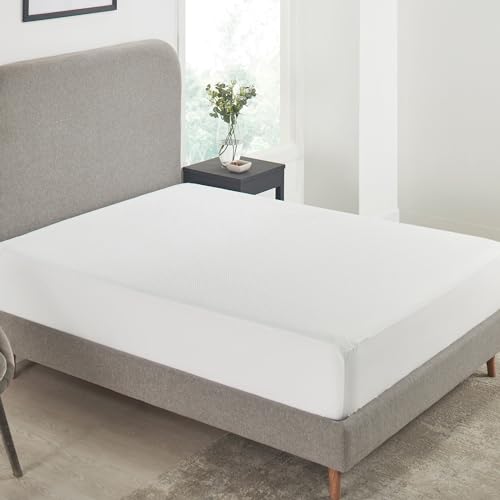 California Design Den Premium Waterproof Mattress Protector - Cooling Soft Rayon Top, Noiseless Fitted Mattress Pad, Machine Washable Deep Pocket Bed Cover (King Size)