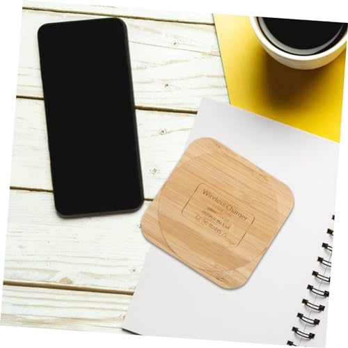 Cargador inalámbrico madera con protección contra sobrecarga portátil 7