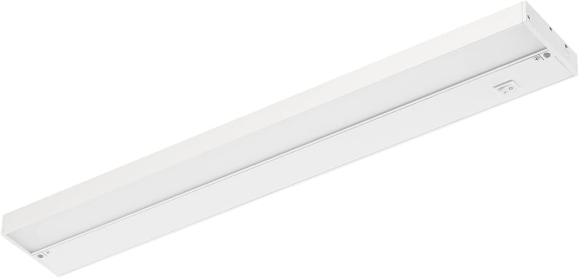 Savoy House 4-UC-3000K-24-WH Lighting Assets Surface Mounted Undercabinet Light, Integrated LED 1-Light 10 Watt, 1" H x 24" L, White