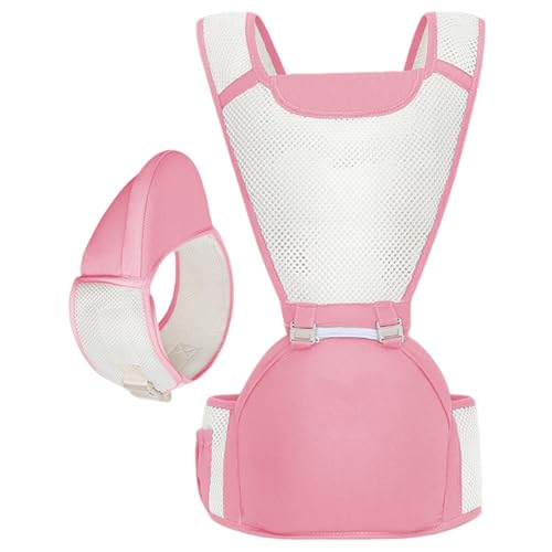 Höftsätesbärare för baby, höftbabyföretag,Främre och bakre barnhållare - Barnbärare med justerbar rem, mjuk stoppning, höftstol för sjuksköterska promenader