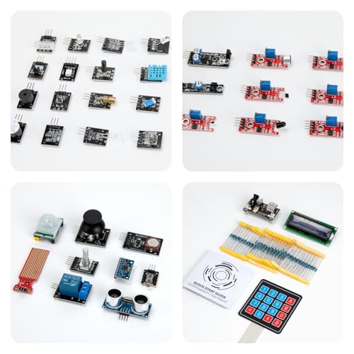 Miniatura 3 de Elegoo Actualizado 37-En-1 Kit De Módulos De Sensores Con Tutorial