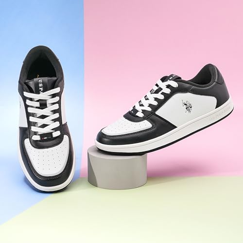 Image of U.S. Polo ASSN. Rein 2.0 Black Sneakers Shoes with Premium Upper