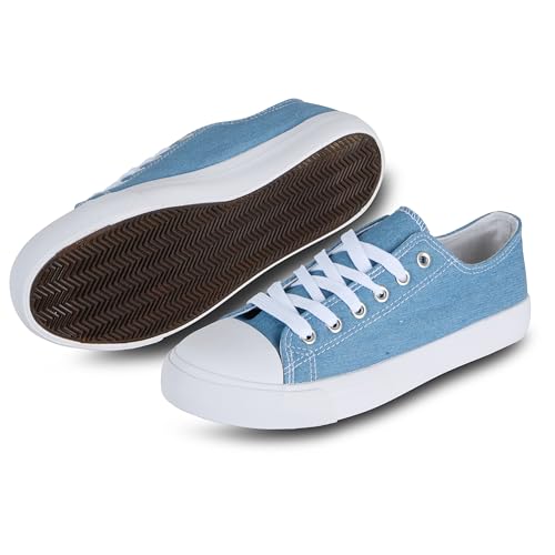 hello basics Canvas Shoes for Women Casual Low Top Women's Fashion Sneakers Slip on for Women (10,...