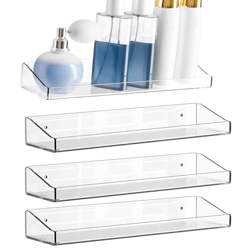 Genérico Estantes para Pared de Habitación,Estantería Abierta para el Hogar - Baldas Flotantes para Dormitorio,para Libros, Perfumes, Figuras de Acción, Muñecos, Electrónica,