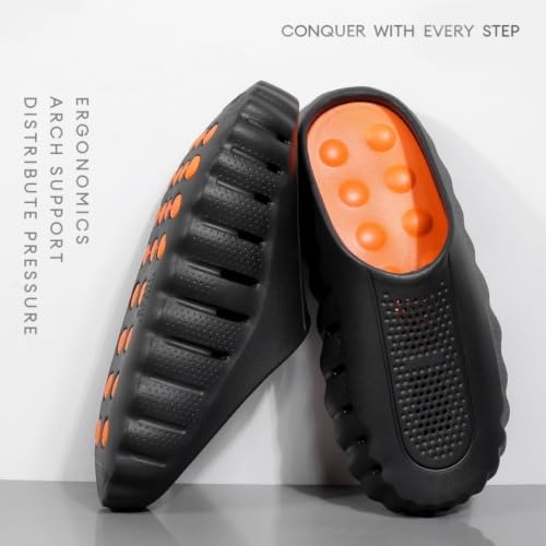 Chanclas One-Piece Eva slip on, sandalias de pie cerradas y respirables para verano exterior 4