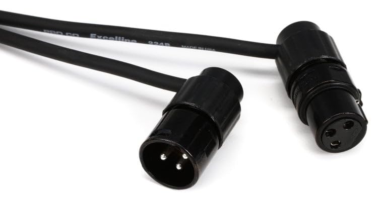 Proco Low Profile XLR-XLR Microphone Cable - 3 Foot