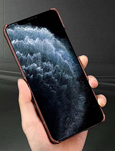 Funda iPhone 14 Pro Max protector pantalla piel avestruz azul antichoque 6