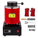 CO-Z 1700W Electric Smelting Furnace, 2100F Digital Metal Melting Machine, Ingot Silver Smelter...