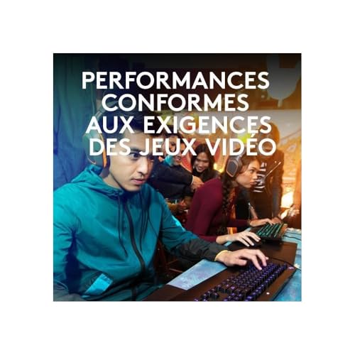 Logitech G213 Prodigy, Clavier Gamer, Eclairage RGB LIGHTSYNC, Résistant aux Éclaboussures, Personnalisable, Commandes Multimédia Dédiées, Français AZERTY - Noir – Image 3