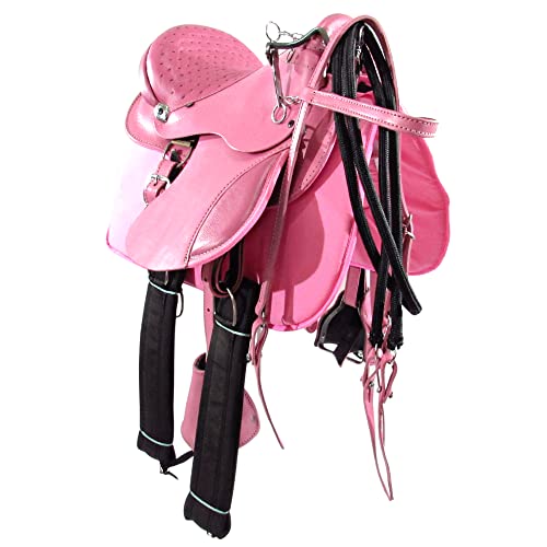 Sela Australiana Rosa Infantil De Arco Luxo 12 Polegadas + Acessórios
