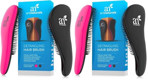 Artnaturals Detangling Brush Set, 2 Count (Pack of 2)