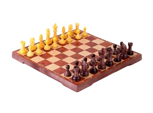 N2K2 ENTERPRISE Folding Chess Board Set Magnetic Travel Shatranj Game Educational Toys for Kids and Adults (12 X 12 Inches) (Brown) (B097FCVXGR) Amazon Price History, Amazon Price Tracker