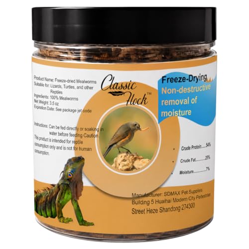 Classic Flock 3.5 oz Freeze Dried Mealworms