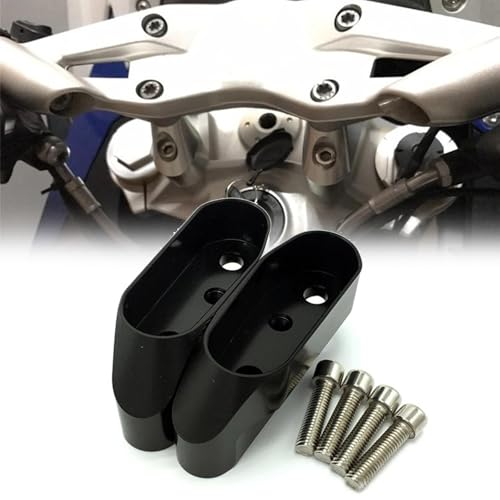 Adaptateur serrage guidon moto R1200RS élimine la douleur aux poignets