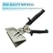 9-Inch Zinc Alloy Hand Seamer Tool for Bending, Folding Aluminum, Vinyl Roof Flashing, Coil and Fascia, Heavy-Duty Construction
