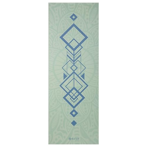 Image of Gaiam Print Yoga Mat, Non Slip Exercise & Fitness Mat for All Types of Yoga, Pilates & Floor Exercises