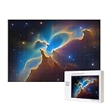 Poezjzw Univers Space Nebul Puzzle Classique Adulte 300 Pièces Puzzle en Bois...