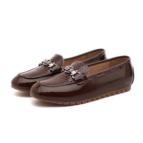 Image of VERDASCO Women's Loafers Comfort Slip-Ons Flat Work Shoes Casual Moccasins Penny Loafers Lady Dress Shoes