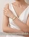 Imagen de CIVO Reloj Mujer Acero Inoxidable: Reloj Pulsera Analógico Dorado Pequeño Casual