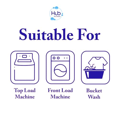 Image of Hub For Choice Fresh Lavender Fabric Conditioner, Skin Friendly, Powerful Clean, 5 Liter