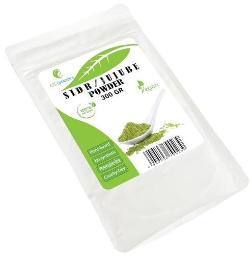 SIDR ( JUJUBE ) POWDER 100/200/300 gr - A natural cleanser plant powder, Green, 300 g (Pack of 1) - Image 3