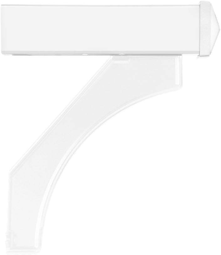 Salsbury Industries 4377WHT Arm Kit Replacement for Deluxe Post for 1 Roadside Mailbox, White